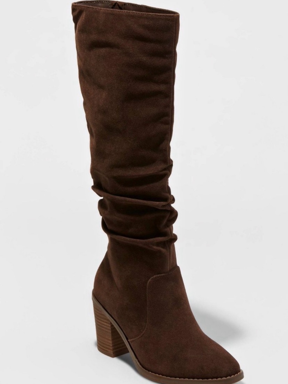 Universal Thread Dark Brown Suede Over-The-Knee Slouch Boot